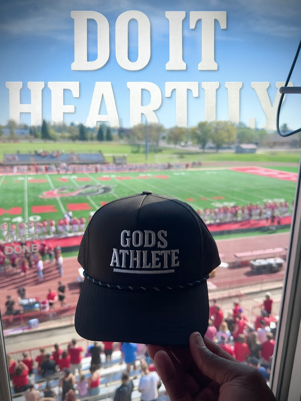 GODS ATHLETE Rope Sporty Hat – Black/White