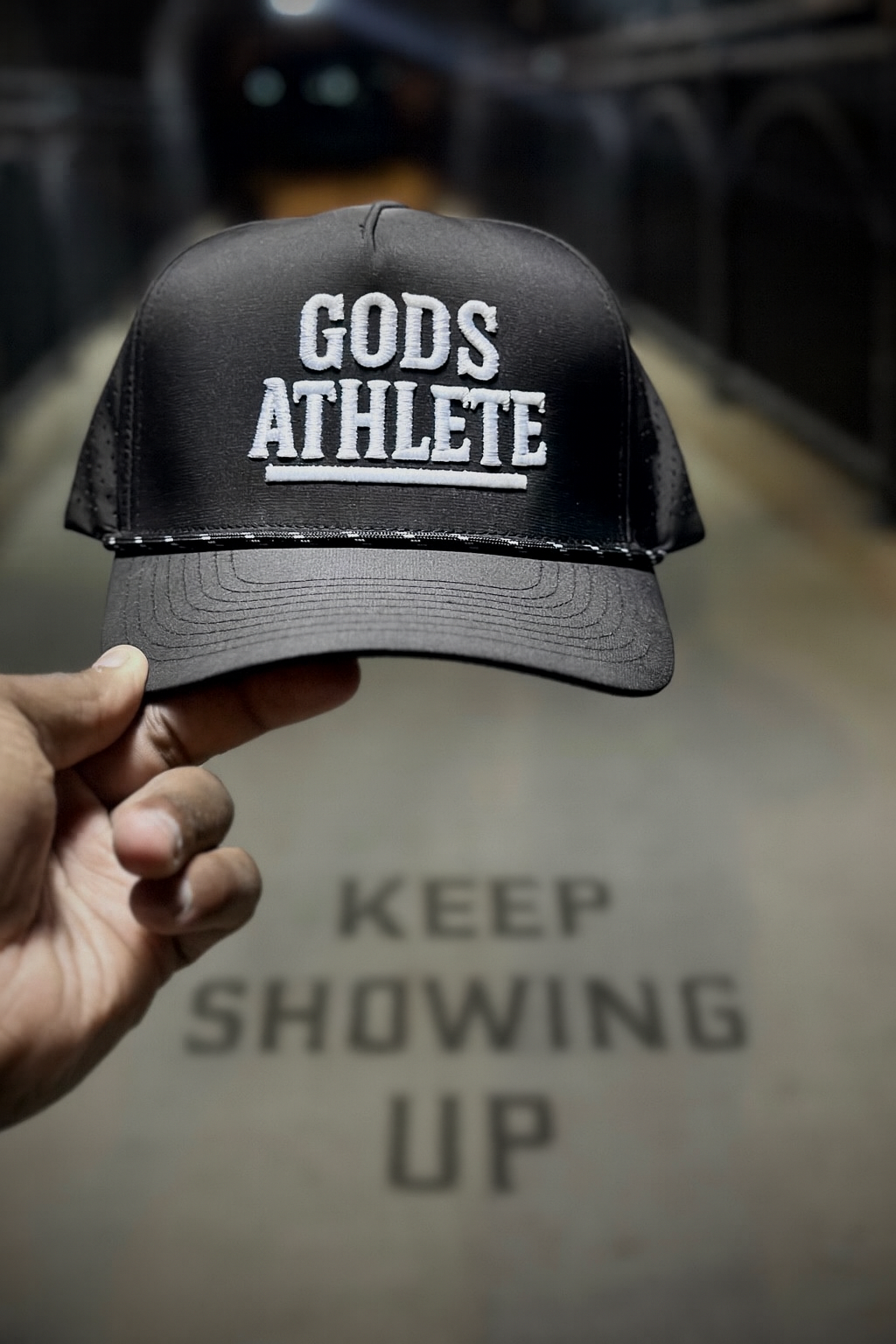 GODS ATHLETE Rope Sporty Hat – Black/White
