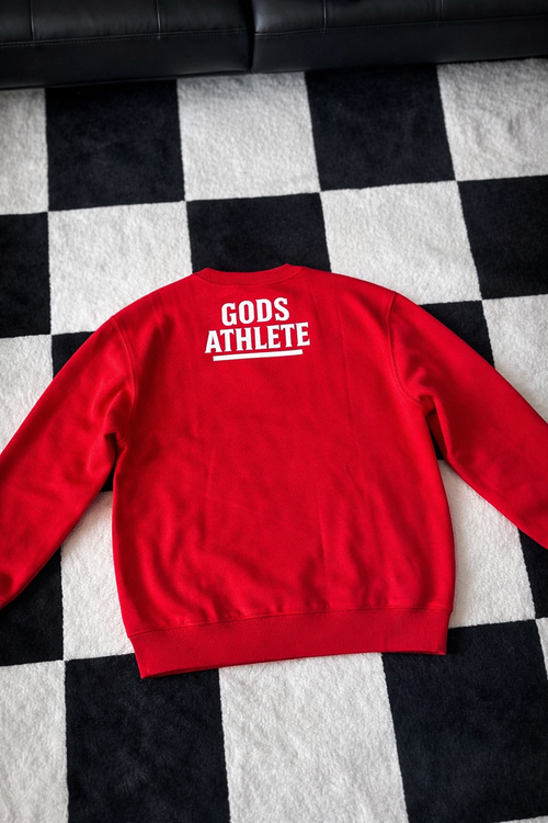 Fueled by Faith Crewneck – Red