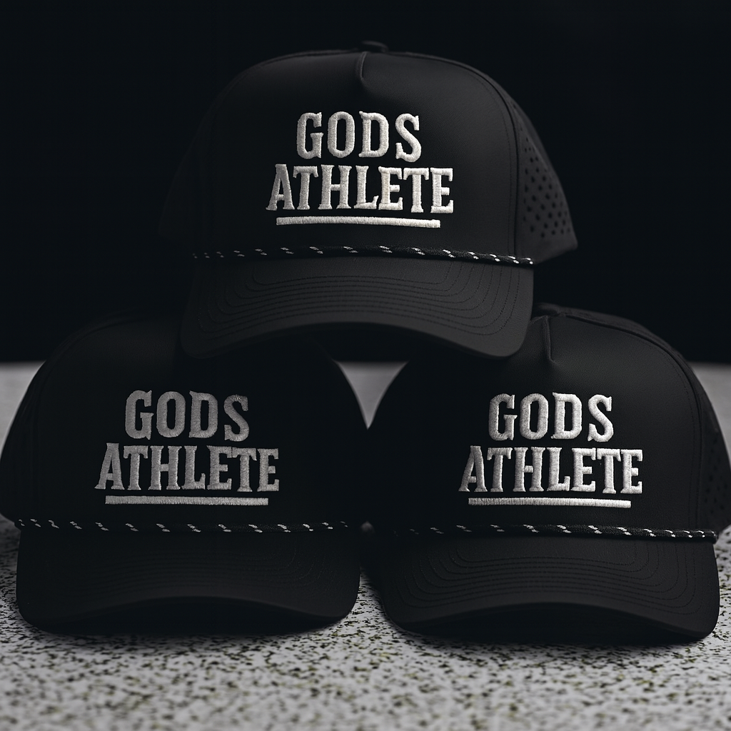 GODS ATHLETE Rope Sporty Hat – Black/White