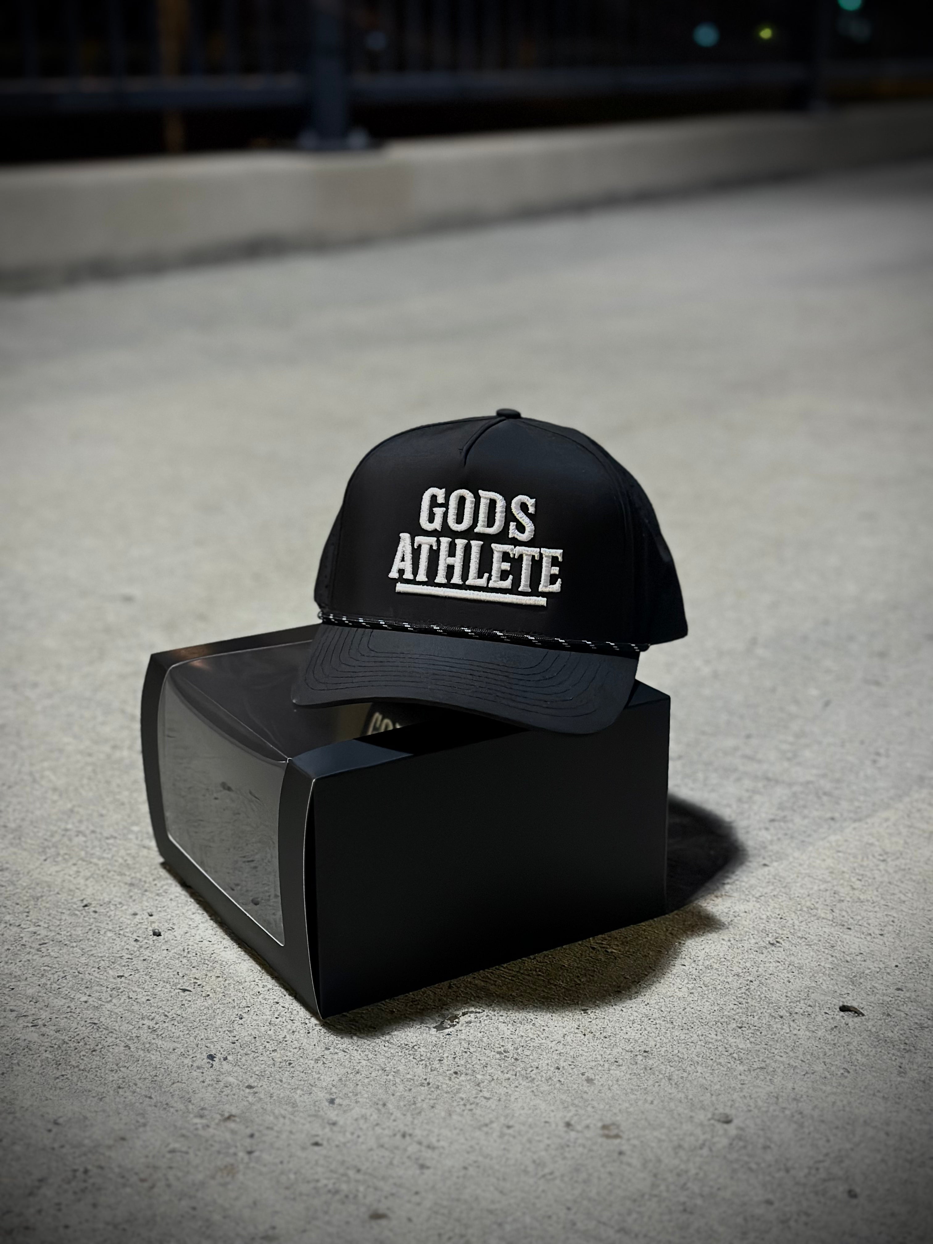 GODS ATHLETE Rope Sporty Hat – Black/White